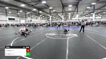 49 lbs Rr Rnd 3 - Christian King, Manu WC vs Kyle Clark, Quad City Warriors