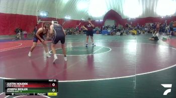 144 lbs Round 1 (16 Team) - Justin Houdek, LPGE-B Wolves vs Joseph Resler, Oswego East