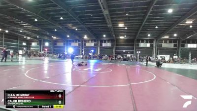 56 lbs Round 1 - Caleb Romero, Grindhouse WC vs Ella DeGroat, Dominate Wrestling Club