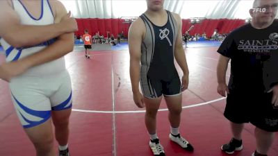 215 lbs Placement Matches (8 Team) - Kei Evans, Xavier-Cedar Rapids A vs Colt Miller, Lena/Bonduel