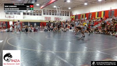 High School - 116 lbs Consolation Round 2 - Dom Lombardi, Morris Hills vs David Bubnowski, Watchung Hills