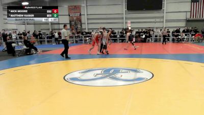 6 - 165 lbs Quarterfinal - Matthew Kaiser, Mountain View vs Nick Moore, Grassfield