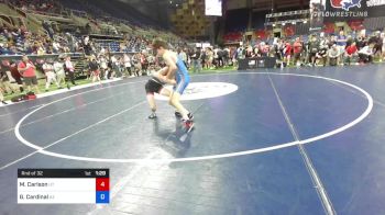 120 lbs Rnd Of 32 - Mason Carlson, Utah vs Gus Cardinal, Arizona