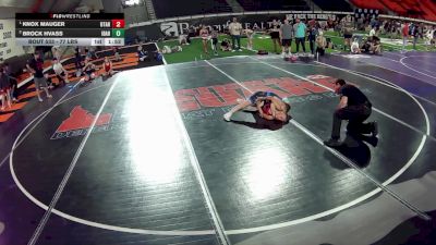 77 lbs Champ. Round 5 - Knox Mauger, Utah vs Brock Hvass, Idaho