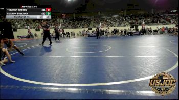 55 lbs Round Of 16 - Trenten Harris, Commandos Wrestling Academy vs Luxton Sullivan, Cowboy Wrestling Club