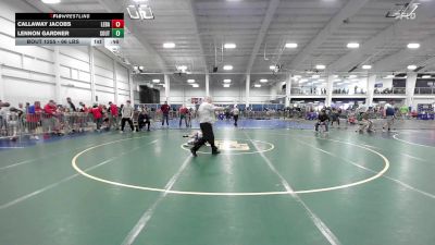 66 lbs Consolation - Callaway Jacobs, Lebanon vs Lennon Gardner, South County