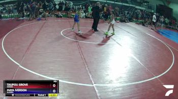 85 lbs 3rd Place Match - Taupou Grove, Hawaii vs Maya Iverson, Alaska