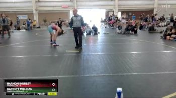 110 lbs Round 3 (6 Team) - Garrett Milligan, Ninja Killer Black vs Harmoni Hunley, Ninja Killer