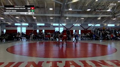 174 lbs Quarterfinal - Wyatt Reisz, Colorado School Of Mines vs Solomon Arnds-Volcin, CSU-Pueblo