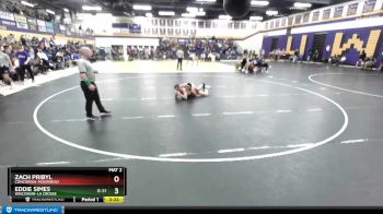 174 lbs Champ. Round 2 - Eddie Simes, Wisconsin-La Crosse vs Zach Pribyl, Concordia-Moorhead