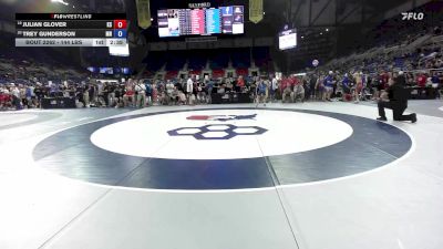 144 lbs Cons. Rd Of 16 - Julian Glover, KS vs Trey Gunderson, MN