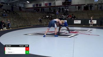 285 lbs Quarterfinal - Isaiah Vance, Pitt.-Johnstown vs Zach Ryg, Upper Iowa