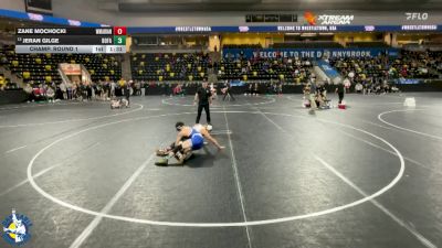 138 lbs Champ. Round 1 - Zane Mochocki, Woodstock (Marian) vs Jeran Gilge, Bondurant-Farrar