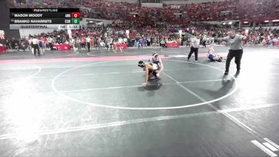 110 lbs Quarterfinal - Mason Moody, Askren Wrestling Academy vs Branko Navarrete, Cuba City Wrestling