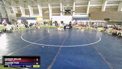 144 lbs Placement Matches (16 Team) - Jackson Weller, New Jersey vs Thunder Page, Kansas