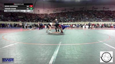 200 lbs Consi Of 32 #1 - Kevin Guerrero, Taft Middle School vs Tukker Chase, Sallisaw Wrestling