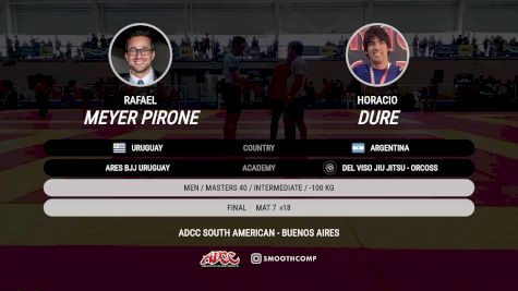 Rafael Meyer Pirone vs Horacio Dure 2025 ADCC South American Championship