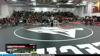 157 lbs Champ. Round 2 - Aiden Jones, Thunderridge vs Christopher Hussain, Overland
