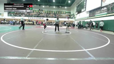 106 lbs Champ. Round 1 - Vincent Tran, Alhambra vs Fernando Covarrubias, Santa Paula