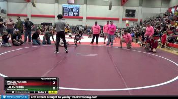 70 lbs Quarterfinal - Wells Norris, Alpha Elite vs Jalan Smith, Arab Youth Wrestling