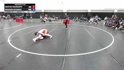 138 lbs Sawyer Hackbarth, Oklahoma Blue vs Benjamin Scheiner, Team Maryland