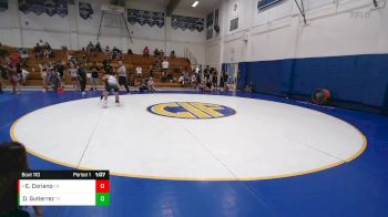 75 lbs Round 1 - Enzo Coriano, El Nino vs Daniel Gutierrez, Team Selma