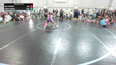142 lbs 3rd Place - Ava Turner, Valkyrie Girls WC - G vs Koda Kuzma, Backyard Barbies Pink - G