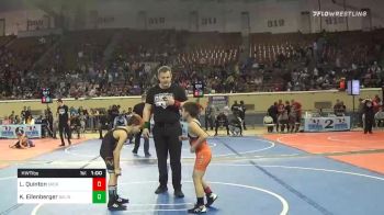 7th Place - Liam Quinton, Sperry Elementary Wrestling Club vs Kolter Eilenberger, Salina Wrestling Club (SWC)