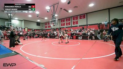 110 lbs Round Of 16 - Rosalinda Padilla, McAlester vs Yorlet Munoz, McAlester
