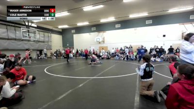 126 lbs Semis - Ruger Arneson, Challis Blackheart Wrestling Club vs Cole Martin, Sandpoint Legacy Wrestling Club