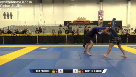 Amsey Lee Remchuk vs John Paul Kent 2024 World IBJJF Jiu-Jitsu No-Gi Championship