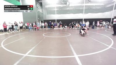 115 lbs Cons. Round 1 - Genevieve Dykstra, Edwardsville WC vs Leticia Covello, Ozark