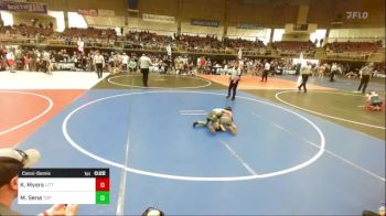 50 lbs Consolation - Kruizemen Myers, Little Warriors vs Maverick Sena, Top Notch WC