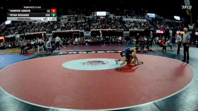 Semifinal - Hunter Grieve, Lincoln County (Eureka) vs Ryan Wiggins, Forsyth