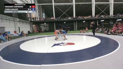 100 lbs Paisleigh Carpenter, Oklahoma vs Camila Malave, Tennessee