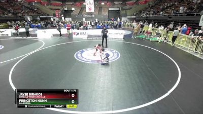 70 lbs Champ. Round 2 - Jayse Birakos, Oakdale Wrestling Club vs Princeton Nunn, California