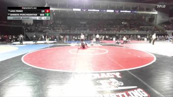 135 lbs Champ. Round 1 - Shweta Porchezhiyan, Merrill West vs Lexi Perez, Livingston