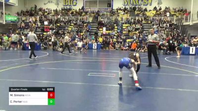 66 lbs Quarterfinal - Mason Simons, Nova Wc vs Camden Porter, Neighborhood