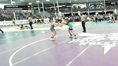 5 - 106 lbs Champ. Round 1 - Colton Miller, Frank Cox vs Aiden Blackwelder, Glen Allen