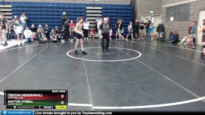 90 lbs Quarterfinal - Tristan Mendenhall, Team Real Life vs Nayton O`Neill, Silver Valley