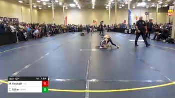 55 lbs Quarterfinal - Mason Kephart, Hollidaysburg vs Daniel Spicer, Downingtown