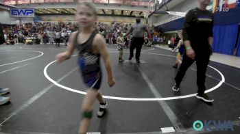 46 lbs Consi Of 8 #2 - Caelan Newcomb, Noble Takedown Club vs Grayson Hale, Standfast OKC