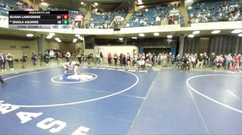 110 lbs Cons. Round 3 - Shaila Aguirre, Joliet (Central) vs Eliana Landgrebe, Batavia