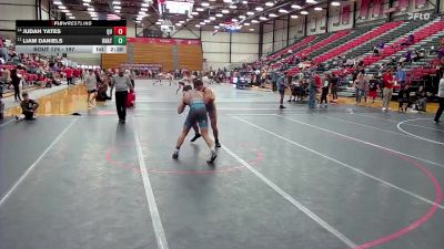 197 lbs Quarterfinal - Judah Yates, Quincy vs Liam Daniels, Unattached