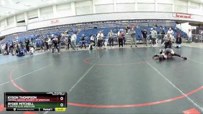 77 lbs Cons. Round 3 - Ryder Mitchell, X-Factor Elite Wrestling vs Kyson Thompson, Central Indiana Academy Of Wrestling