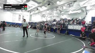 110 lbs Quarterfinal - Melissa Acosta, West Covina vs Irini Poka, San Clemente