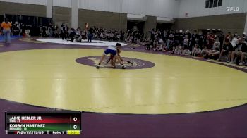 75 lbs Semis (4 Team) - Jaime Hebler Jr., Pierz vs Korbyn Martinez, Brainerd