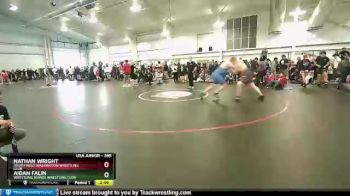 285 lbs Cons. Round 1 - Nathan Wright, South West Washington Wrestling Club vs Aidan Falin, Wrestling Rhinos Wrestling Club