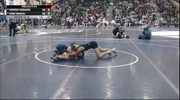 114 lbs Round Of 32 - Hunter Webster, Conwell-Egan vs John Segata, Council Rock South