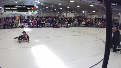 29 lbs Cons. Round 1 - Kaysen Muhr, Pride Wrestling Club vs Issac Griess, Lincoln Warriors Wrestling Club
